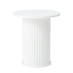 Accento Ø50 cm Sidobord Vit
