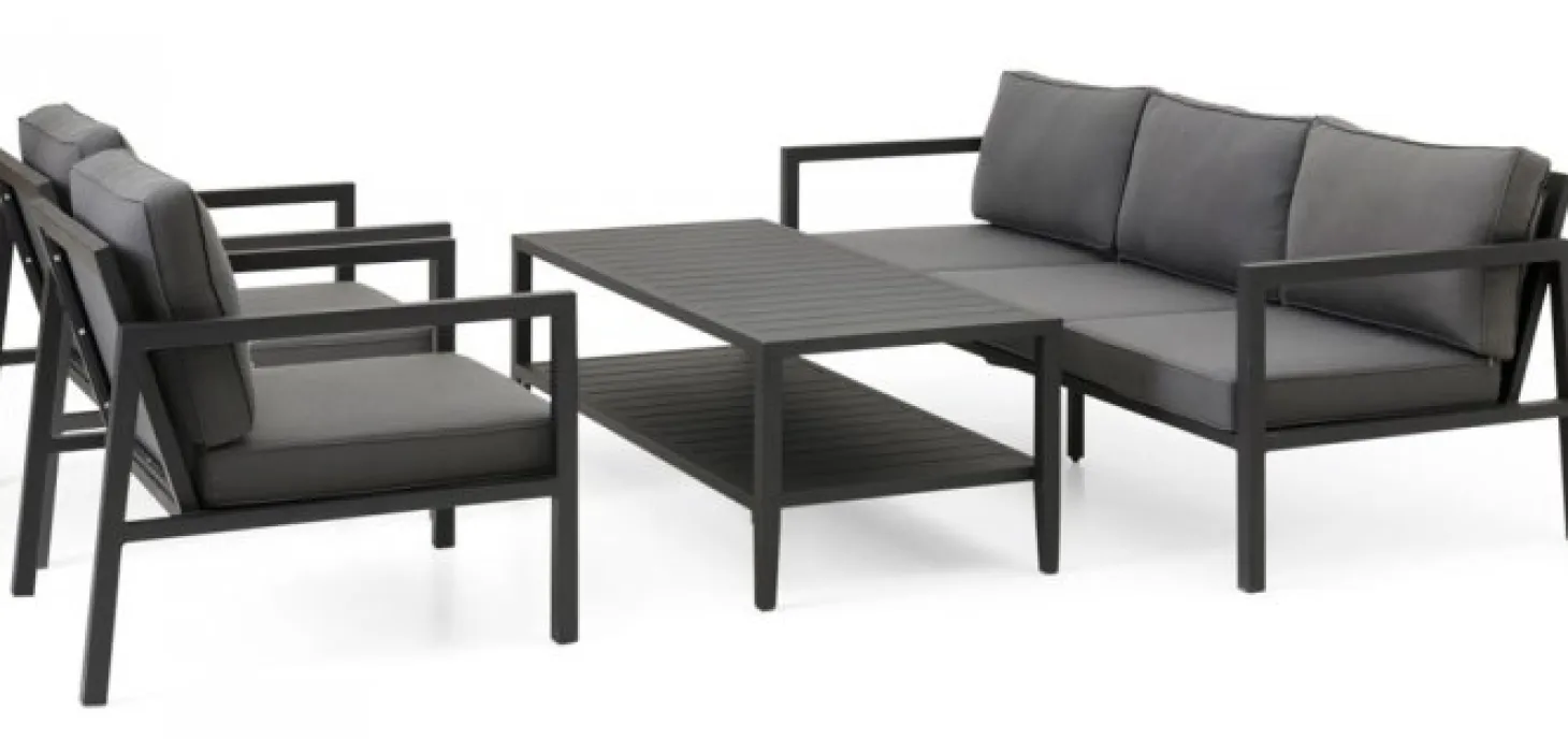 Chelles Soffbord 143x65 cm Svart