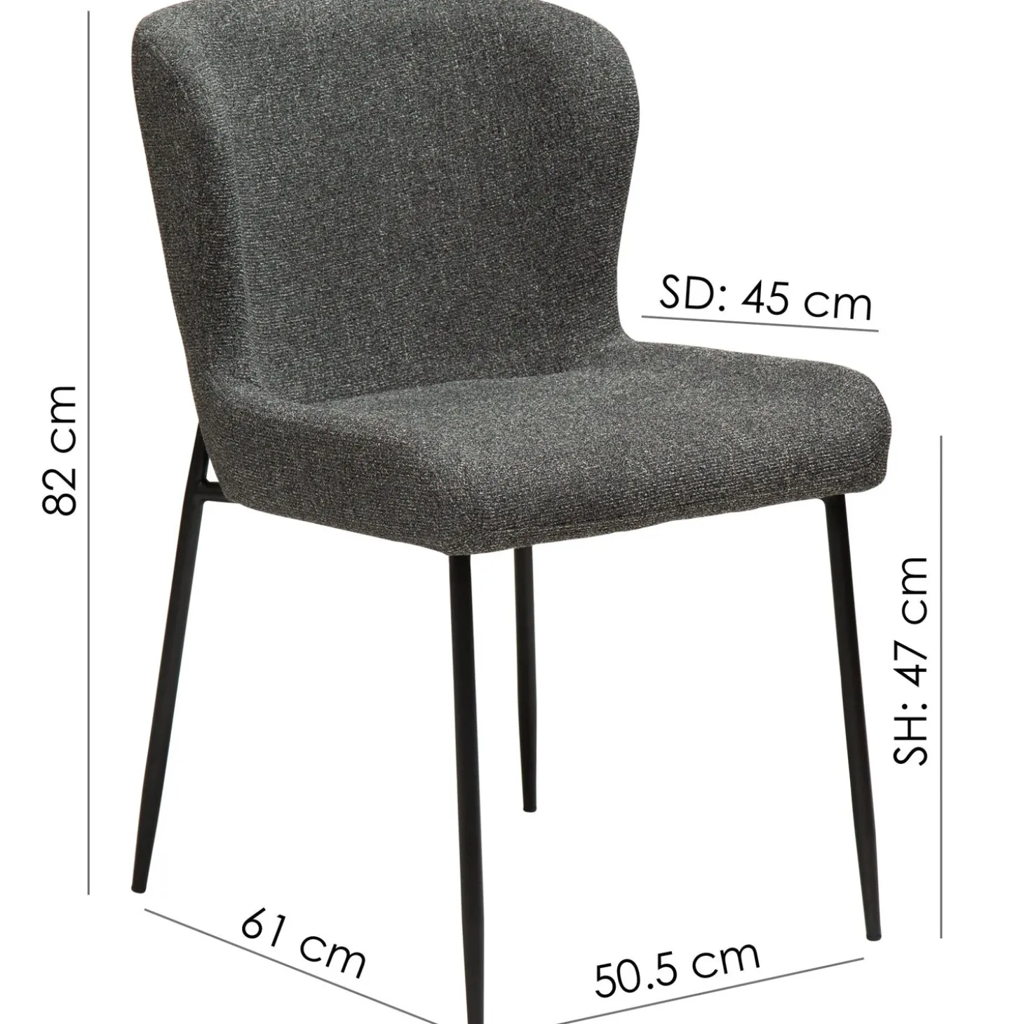 Glam Stol Cashmere, Black