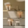 Glossy Bordslampa Vit