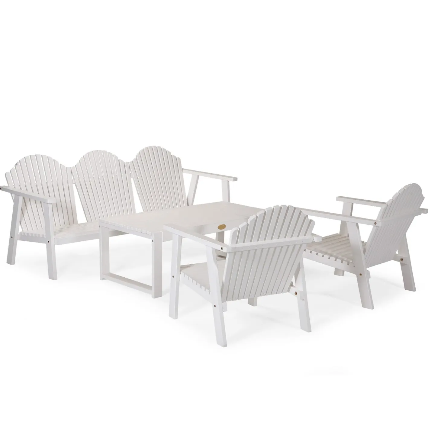 Gotland Utebord 60 x 120 cm Vit