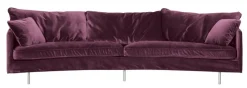 Julia 4-sits Svängd Soffa Big Cushions