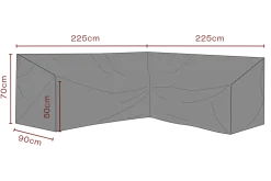 Soffskydd 225/225 cm Vattentät