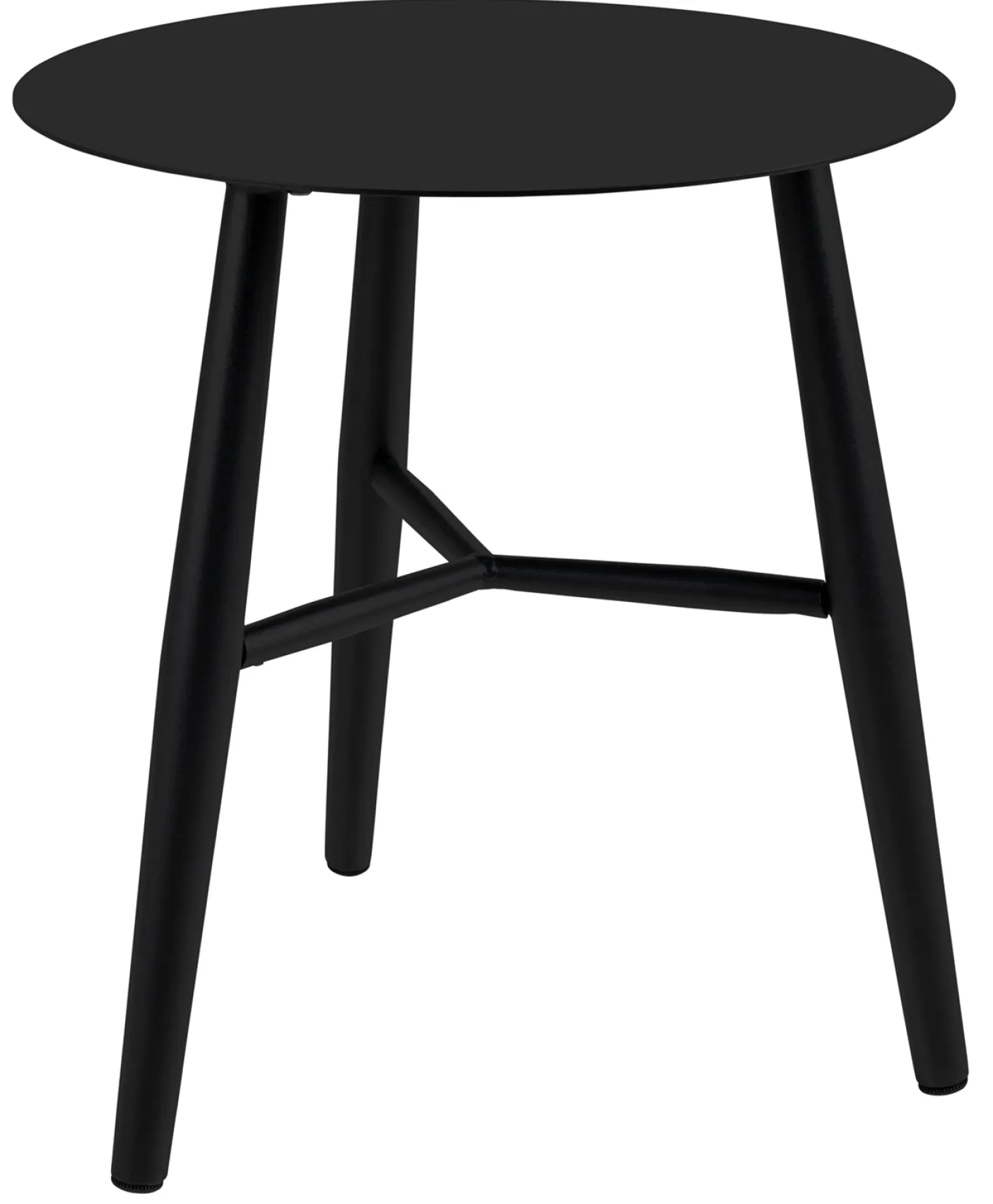 Vannes Sidobord 45 cm Rund Svart