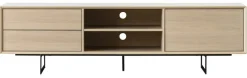 Vision TV-Bänk Vitpigmenterad Ek 180cm